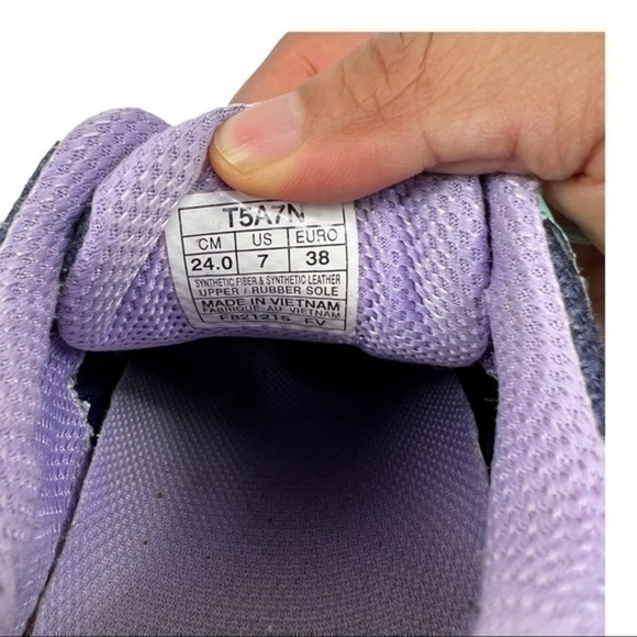 ASICS Women Running Shoes Blue Gel Size 7 - Picture 4 of 8